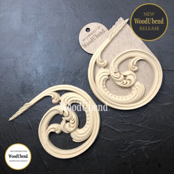 Pack of Two Ornate Scrolls WUB6010 - Image 2