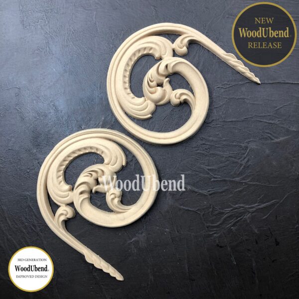 Pack of Two Ornate Scrolls WUB6010