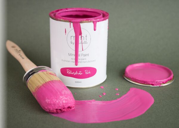 Rollerskate Pink Mint Mineral Paint - Image 4