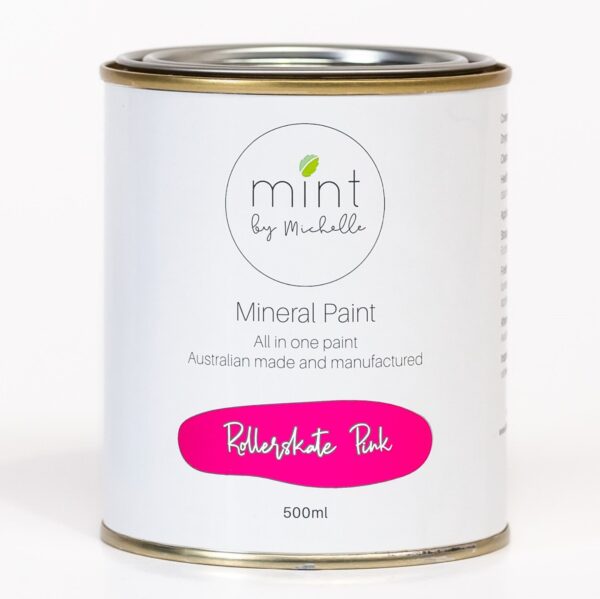 Rollerskate Pink Mint Mineral Paint