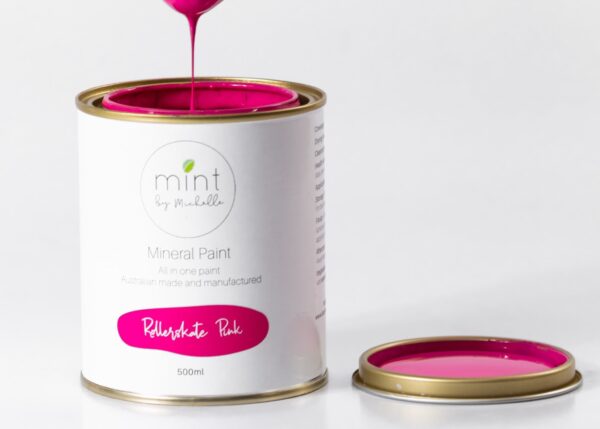Rollerskate Pink Mint Mineral Paint - Image 2